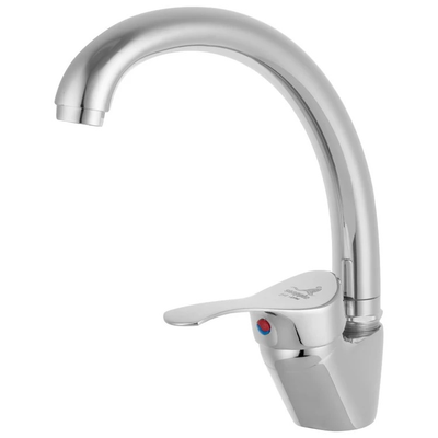 شیر ظرفشویی اهرمی اسناپل مدل دنیز با کارتریج سرامیکی سایز 40 و بدنه برنجی