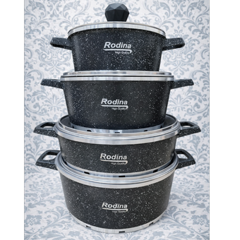 قابلمه رودینا 8پارچه مشکی