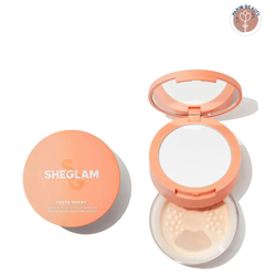 پودر فیکس دوطبقه (دو منظوره) شیگلم      SHEGLAM Insta-Ready Face & Under Eye Setting Powder Duo-Translucent
