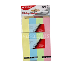 کاغذ یادداشت لبه چسب چهار رنگ sticky notes XINGLI S1-3