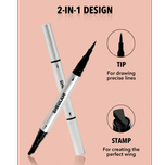 خط چشم دو سر ضد آب شیگلم استامپ دارمدل WING IT WATERPROOF LINER DUO – BLACK