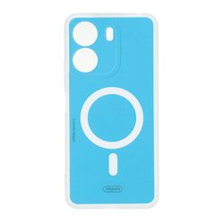 قاب Colorful Magic طرح مگ سیف محافظ لنزدار Xiaomi Redmi 13C / Poco C65  - آبی کد 1
