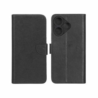 کیف چرمی موبایل مگنتی محافظ لنزدار KRF مدل Xiaomi Redmi 13X / Redmi 13 4G / Poco M6 4G - مشکی