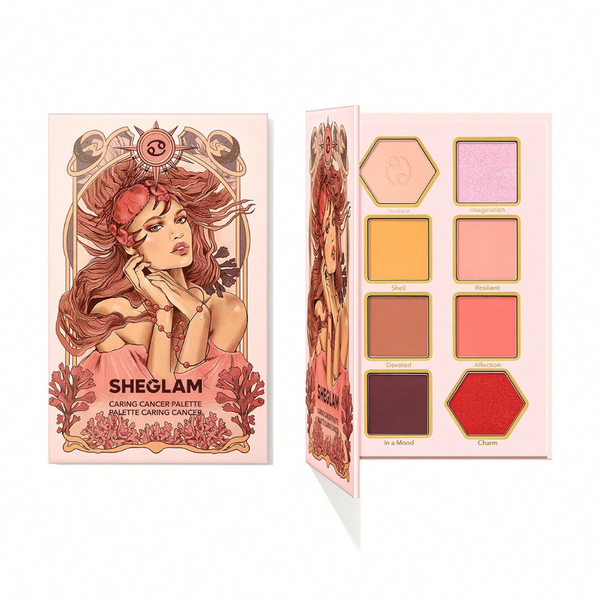 پالت سایه چشم شیگلم sheglam مدل CARING CANCER