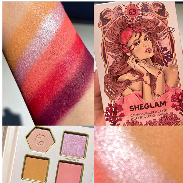 پالت سایه چشم شیگلم sheglam مدل CARING CANCER