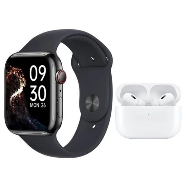 ساعت هوشمند 45میلیمتر wisme-x15 با 7 بند به همراه ایرپاد