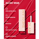 تینت لب شیگلم لاو تاپ Sheglam Lip Tint love on top
