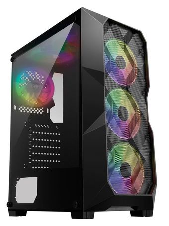 کیس گیمینک نسلi3 14400f/RTX3060TI/H610/16G RAM/14