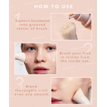 براش کرم پودر شیگلم Sheglam skinfinite foundation brush