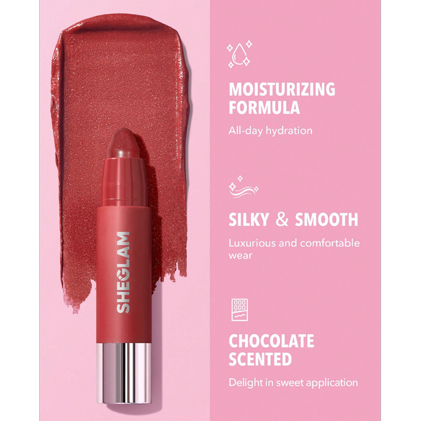 رژلب مدادی پیچی کرایون شیگلم Red Velvet