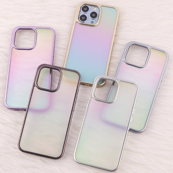 قاب هولوگرامی BIGC آیفون iPhone 13 Pro پشت مات دور رنگی