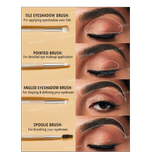 ست براش چشم بادوام شیگلم SHEGLAM 101 EYE ESSENTIALS BRUSH SET