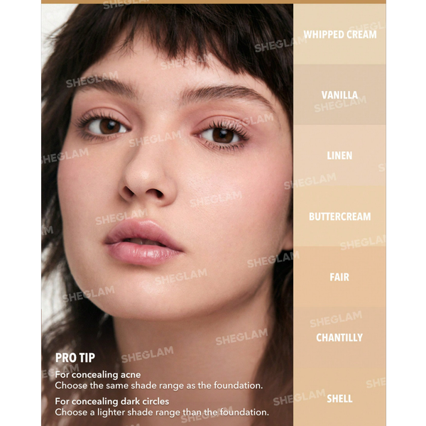 کانسیلر فول کاور 12 ساعته شیگلم LIKE MAGIC 12HR COVERAGE CONCEALER