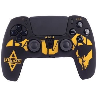 روکش دسته بازی PS5 طرح آرخام Arkham مشکی زرد