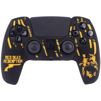 روکش دسته بازی PS5 طرح رد دد دمشن Red Dead Redemption مشکی زرد کد 1