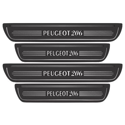 پارکابی خودرو آداک طرح چرم کد P206 مناسب برای پژو 206 مجموعه 4 عددی