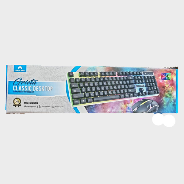 کیبرد و موس گیمینگ سیم دار MIKSOU KB-C024