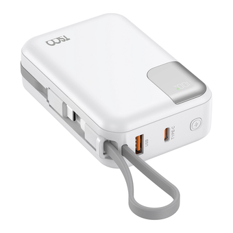 پاوربانک فست شارژ TSCO 20000mAh مدل TP 2007 22.5W - سفید (گارانتی 12 ماهه TSCO)