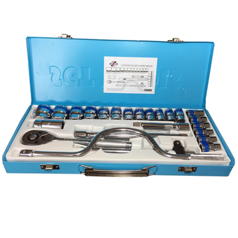 مجموعه 24 عددی آچار بکس اس جی تی تولز مدل SGT-24SB