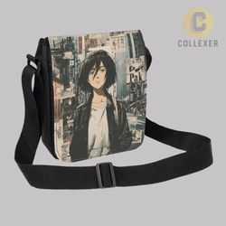 کیف دوشی انیمه اتک آن تایتان طرح میکاسا آکرمن (Mikasa Ackerman) Attack On Titan کد 02