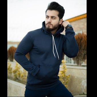 هودی مردانه مدل Icon (سورمه ای)
