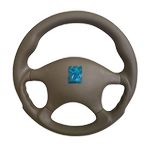 غربیلک فرمان جدیدپژو405 پارس رنگ کرمی جنس پلی یورتان اصلELX