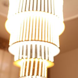لوستر led مدرن  پنج طبقه 400وات نوردهی
