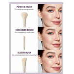 ست براش صورت و چشم مدل پرو کور شیگلم رنگ بژ Sheglam Pro Core Brush Kit