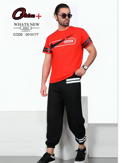 لباس مردانه ست تیشرت و شلوار مردانه طرح nike