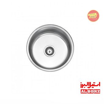 سینک گرد توکار فانتزی 170 استیل البرز