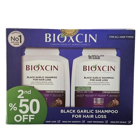 پک دو عددی شامپو ضد ریزش مو سیر سیاه