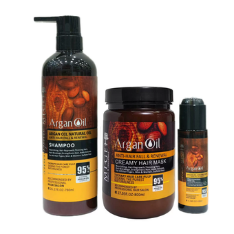 پک شامپو و ماسک و روغن آرگان فری سولفات میگ MIGE ایتالیایی (ضمانت بازگشت وجه 7 روزه)