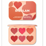 پالت رژگونه کرمی قلبی شیگلم FLUSH CRUSH CREAM BLUSH SHEGLAM