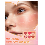 پالت رژگونه کرمی قلبی شیگلم FLUSH CRUSH CREAM BLUSH SHEGLAM