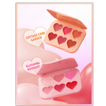 پالت رژگونه کرمی قلبی شیگلم FLUSH CRUSH CREAM BLUSH SHEGLAM