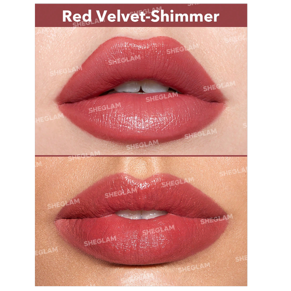 رژلب مدادی پیچی کرایون شیگلم Red Velvet