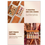 پالت سایه 15 رنگ شیگلم sheglam eyeshadow palette