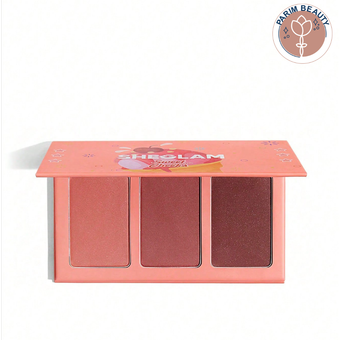 پالت رژگونه 3 رنگ شیگلم     SHEGLAM Sweet Cheeks Blush Trio