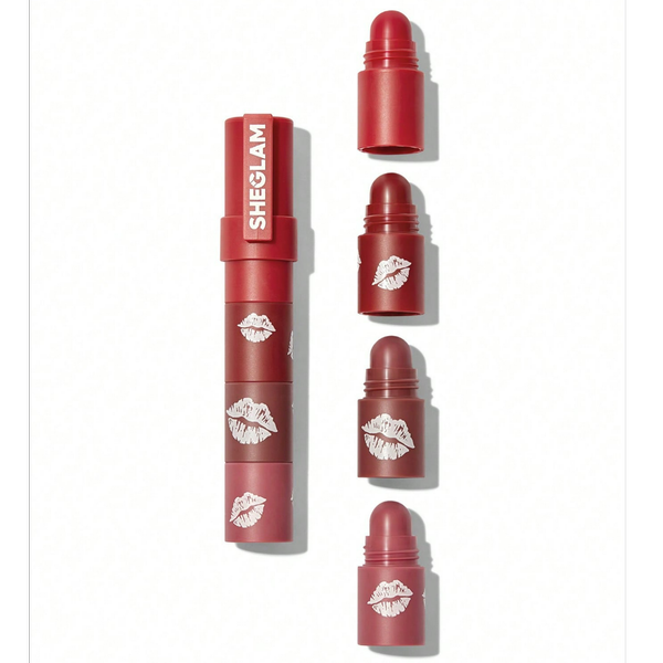 رژ لب جامد 4 طبقه شیگلم | SHEGLAM Multi-Layer Lipstick Stack