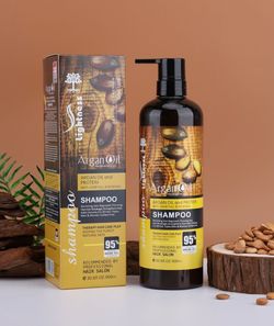 ‎شامپو تقویت کننده و ضد ریزش مو لایتنس مدل Argan Oil حجم  900 میلی لیتر