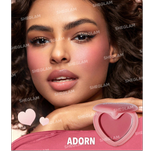 رژگونه کرمی قلبی رنگ ADORN