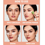پودر فیکس دو کاره شیگلم SHEGLAM INSTA-READY FACE & UNDER EYE SETTING POWDER DUO