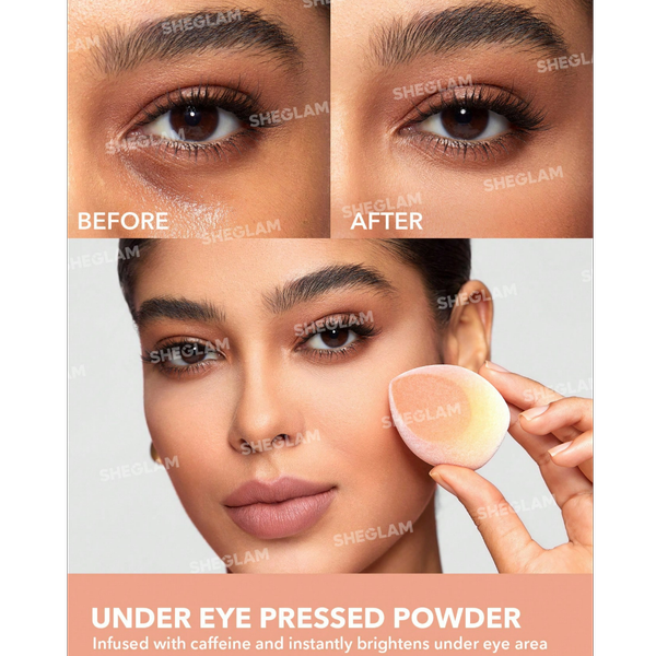 پودر فیکس دو کاره شیگلم SHEGLAM INSTA-READY FACE & UNDER EYE SETTING POWDER DUO