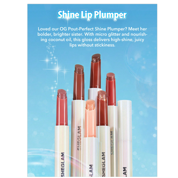 لیپ پلامپر شاین دار شیگلم SHEGLAM Shimmer Lip Plumper