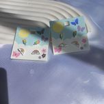 گوشواره بستنی و رنگین کمان