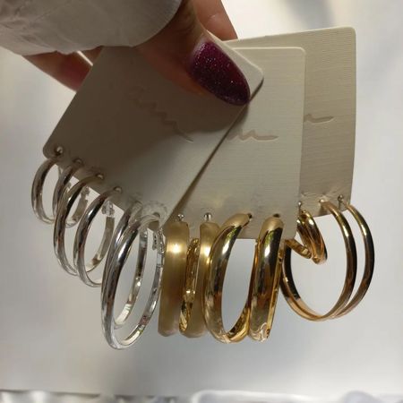 گوشواره حلقه ای ساده