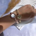 ساعت فول نگین صفحه گرد