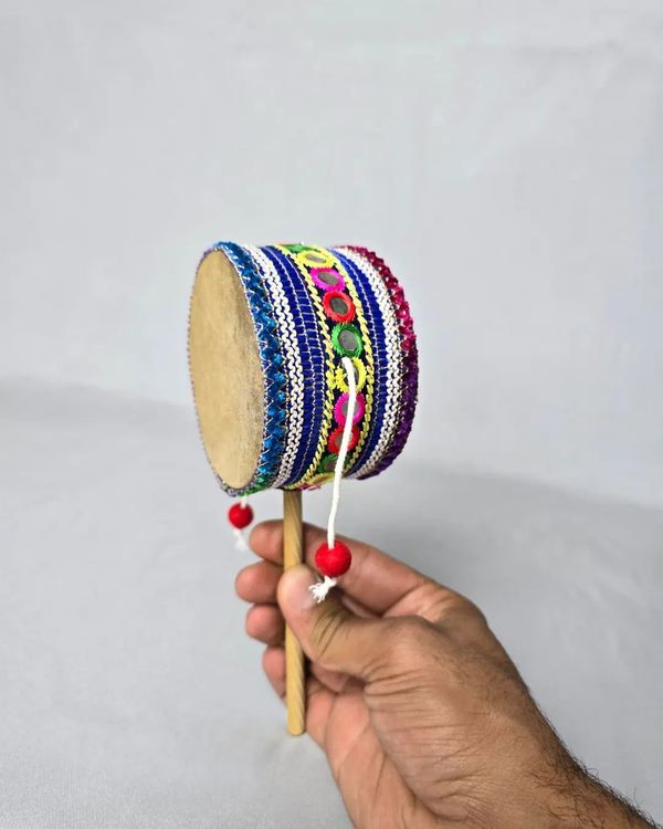 ‌طبلک جذاب و بامزه 😍 کاملا با دست و از پوست طبیعی