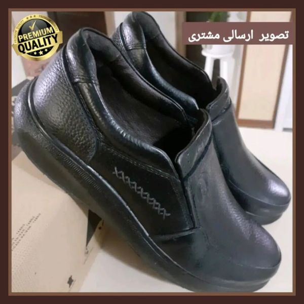 کفش مردانه چرم گاوی زیره PU سبک و قالب استاندارد