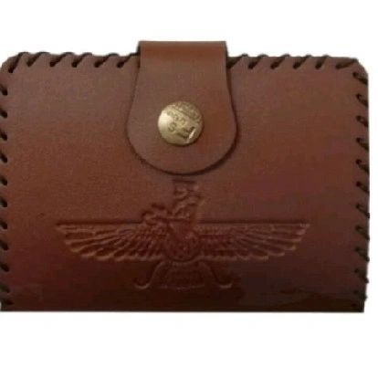 سه عدد کیف پول و جا کارتی مدل فروهر جنس چرم خارجی درجه یک ابعاد 10 در 7